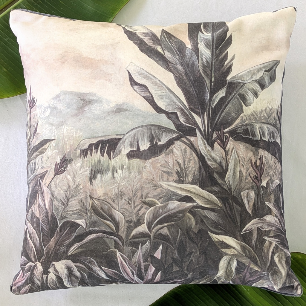 Haputale Banana Trees Cushion Cover - Balder The Artist
