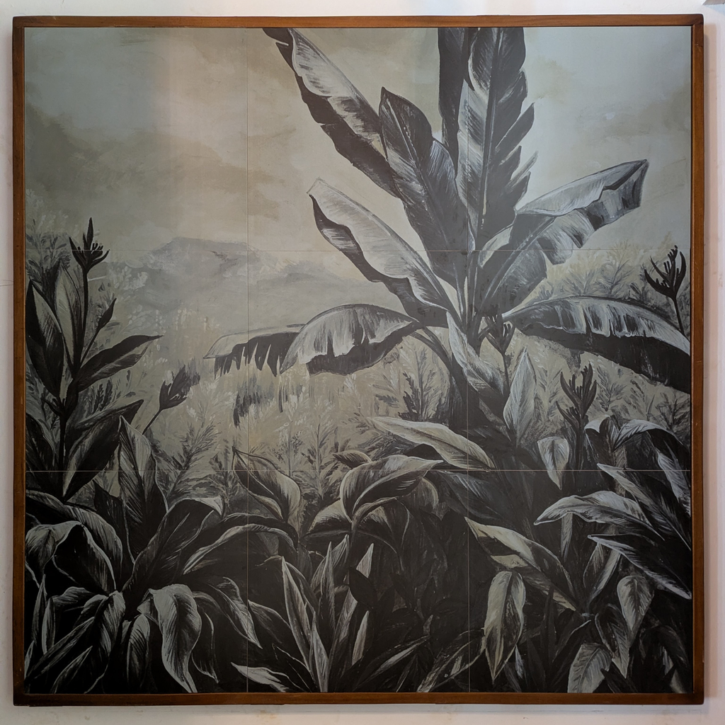 Haputale Banana Trees – 9-Piece Tile Panel - Balder The Artist