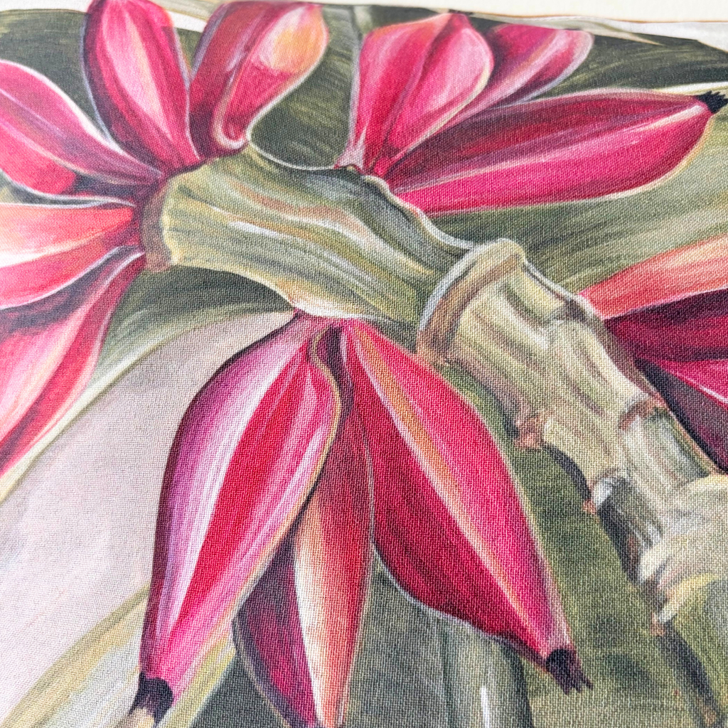 Banana Blossom Cushion Cover - Balder The Artist
