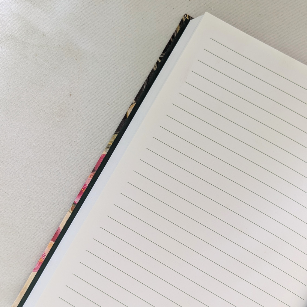 Pink Flower Lady Notebook - Balder The Artist