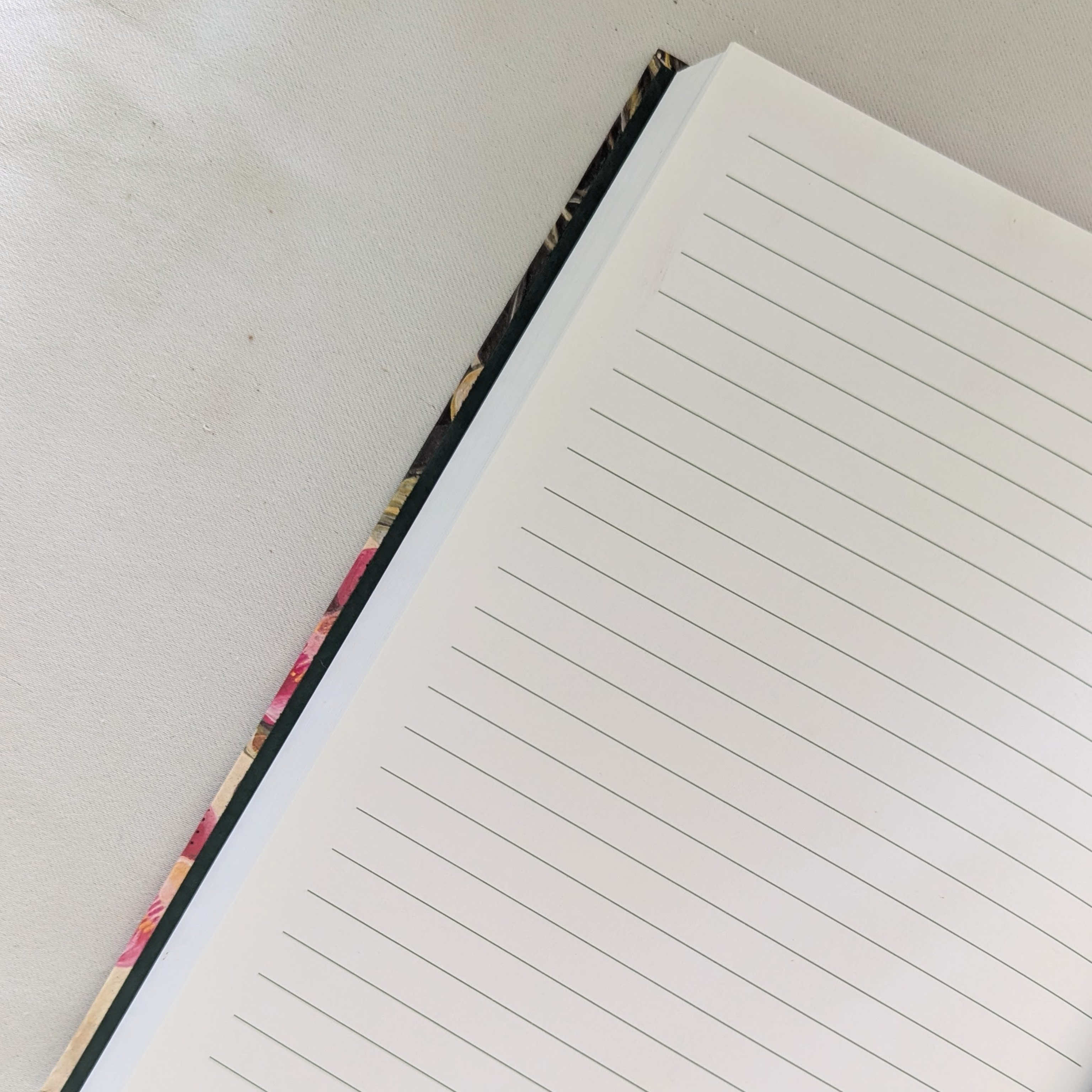 Pink Flower Lady Notebook - Balder The Artist