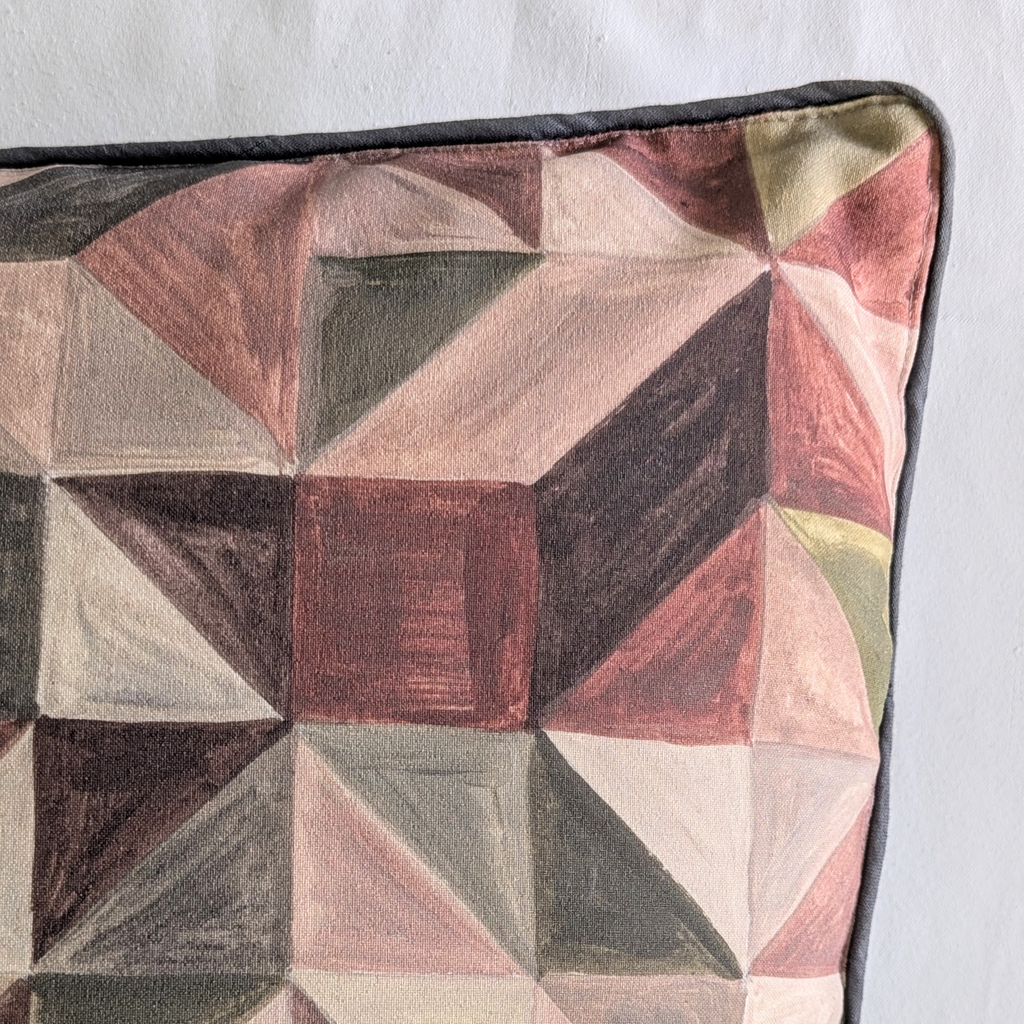 Geometry of the Ground Cushion Cover - Balder The Artist