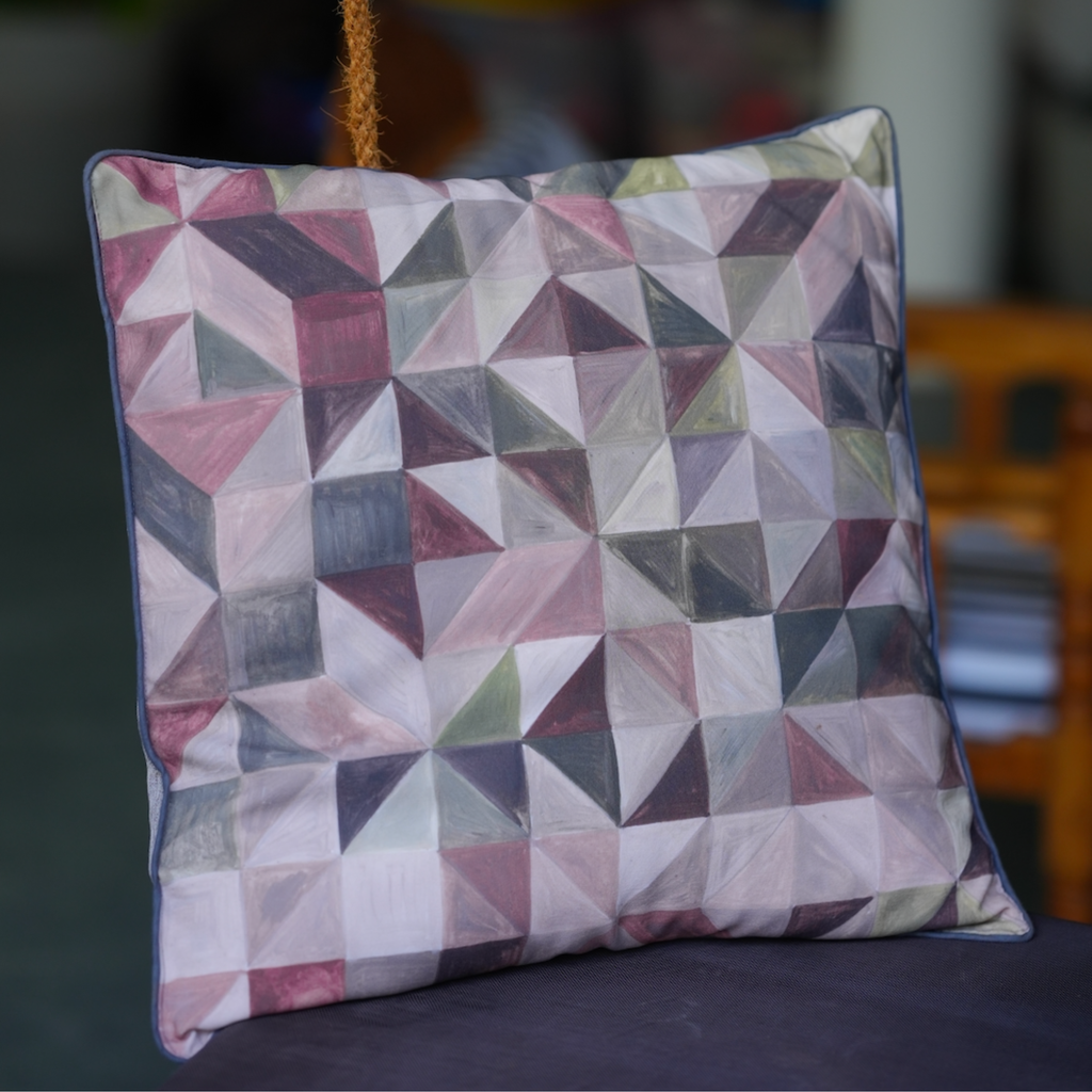 Geometry of the Ground Cushion Cover - Balder The Artist