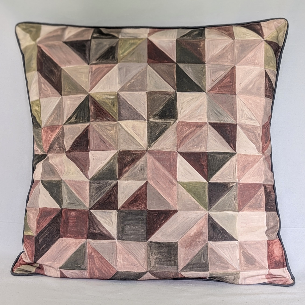 Geometry of the Ground Cushion Cover - Balder The Artist