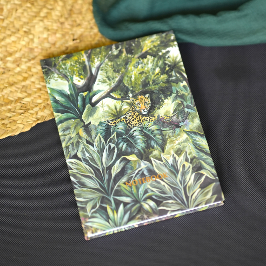 The Watchful Leopard Notebook - Balder The Artist