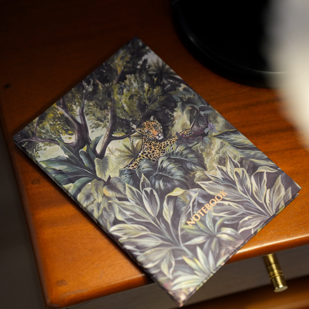The Watchful Leopard Notebook - Balder The Artist